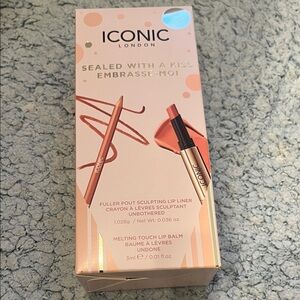 ICONIC London Lip Liner and Balm - Peach and Nude